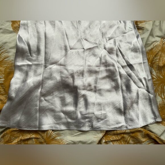 Babaton slip satin maxi skirt City grey 2 xs - Picture 3 of 4